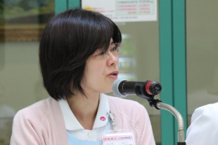 【画像】日本糖尿病療養指導士の松田看護師