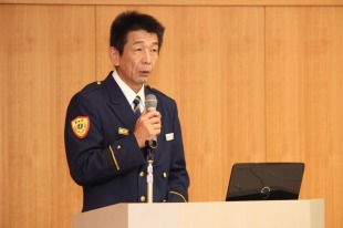 【画像】射水消防予防課長のご講演