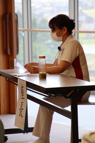 【画像】座長を務めたさくら病棟副師長の大浦春美