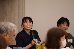 【画像】栄養科の木戸管理栄養士 【画像】栄養科の木戸管理栄養士